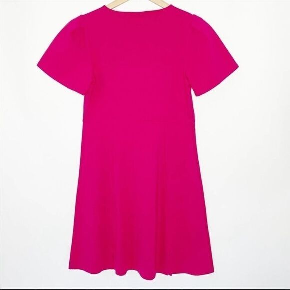 CHRISTIAN SIRIANO FOR J. JILL | PINK CERISE SPLIT HEM DRESS | XS NWT - Picture 4 of 5
